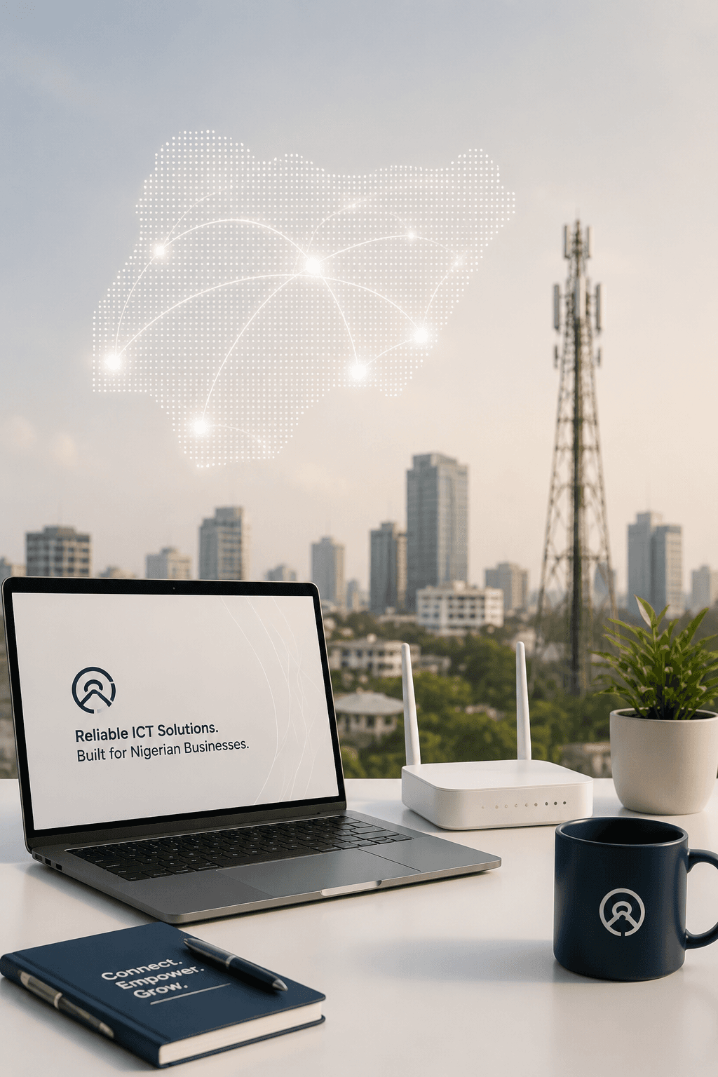 CEO Network & Technologies installation on site